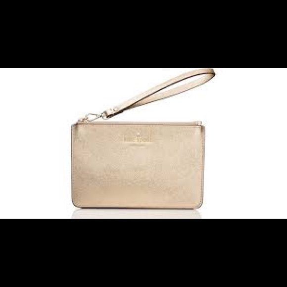 Kate Spade Metallic Gallery Drive Kerr Wristlet - Picture 1 of 4